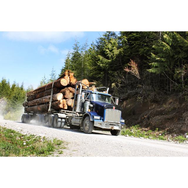 Truck Filled With Logs by EmilyNorton - No Frame Art Prints on Canvas Alpen Home Size: 51cm H x 76cm W on Productcaster.