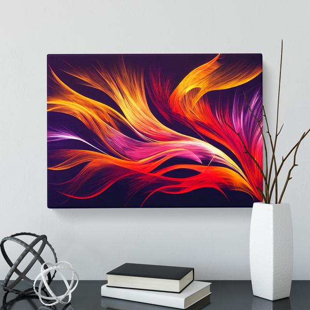 Tremendous Modern Abstract Art - Wrapped Canvas Graphic Art Metro Lane Size: 35cm H x 50cm W x 3cm D on Productcaster.