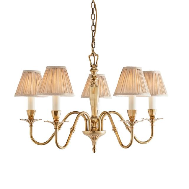 Tadlock 5-Light Shaded Chandelier Rosalind Wheeler on Productcaster.