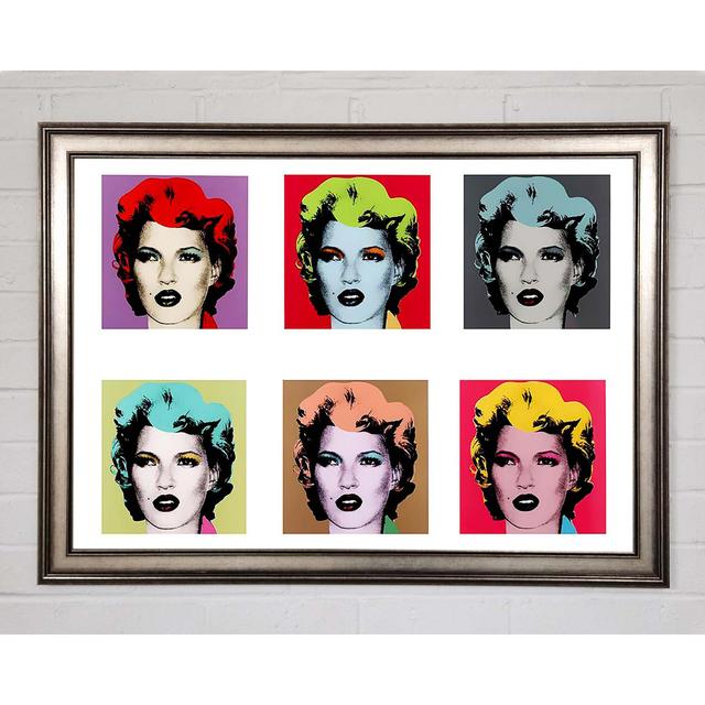 Kate Moss 6 - Single Picture Frame Art Prints Mercer41 Size: 29.7cm H x 42cm W on Productcaster.