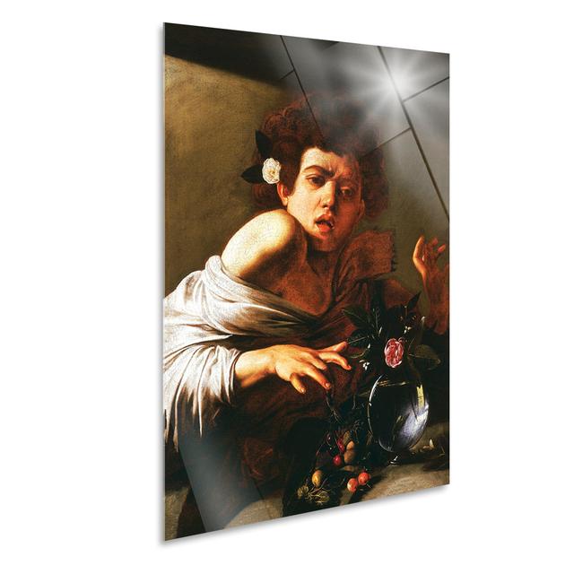 Wandbild Boy bitten by a lizard von Caravaggio Marlow Home Co. Format: Kunststoff/Acryl, Größe: 140 cm H x 100 cm B on Productcaster.