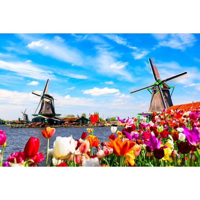 Glinski Dutch Spring Landscape - Wrapped Canvas Print Latitude Run Size: 51cm H x 76cm W x 3.8cm D on Productcaster.