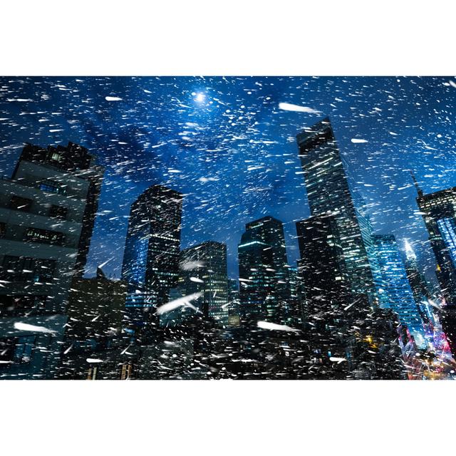 Winter in Nyc by Palinchakjr - Wrapped Canvas Photograph 17 Stories Size: 20cm H x 30cm W on Productcaster.