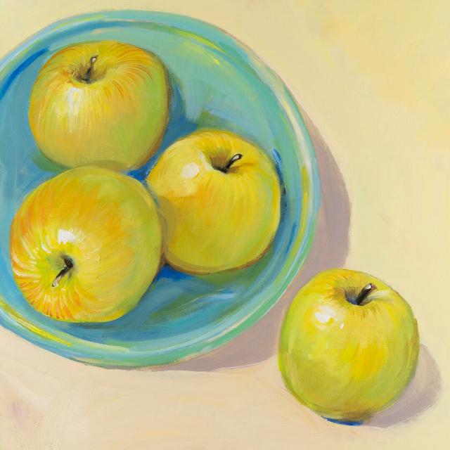 Fruit Bowl Trio II by Timothy O' Toole - Wrapped Canvas Painting Rosalind Wheeler Size: 76cm H x 76cm W on Productcaster.