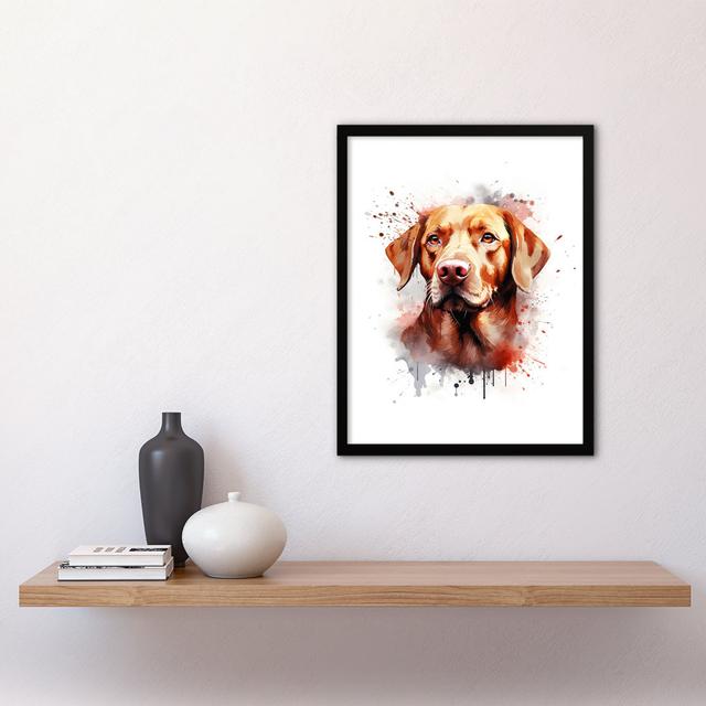 Red Labrador Retriever - Single Picture Frame Art Prints Marlow Home Co. on Productcaster.