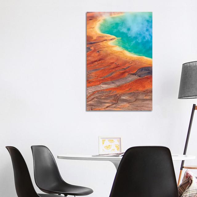 Grand Prismatic Spring, Midway Geyser Basin, Yellowstone National Park, Wyoming I by - Print Metro Lane Size: 101.6cm H x 66.04cm W x 3.81cm D on Productcaster.