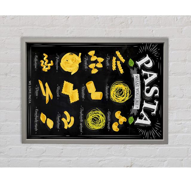 We Love Pasta - Single Picture Frame Art Prints on Canvas Bright Star Size: 141.4cm H x 100cm W x 3.3cm D on Productcaster.