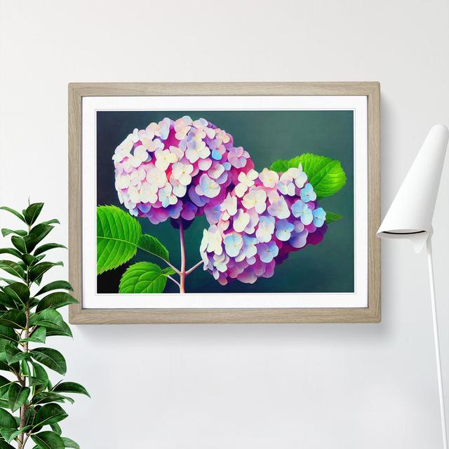 Glowing Hydrangea Flowers - Single Picture Frame Print ClassicLiving on Productcaster.