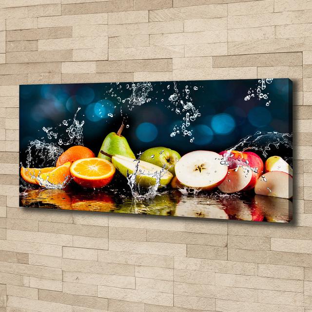 Fruit and Water - Wrapped Canvas Art Prints Brayden Studio on Productcaster.