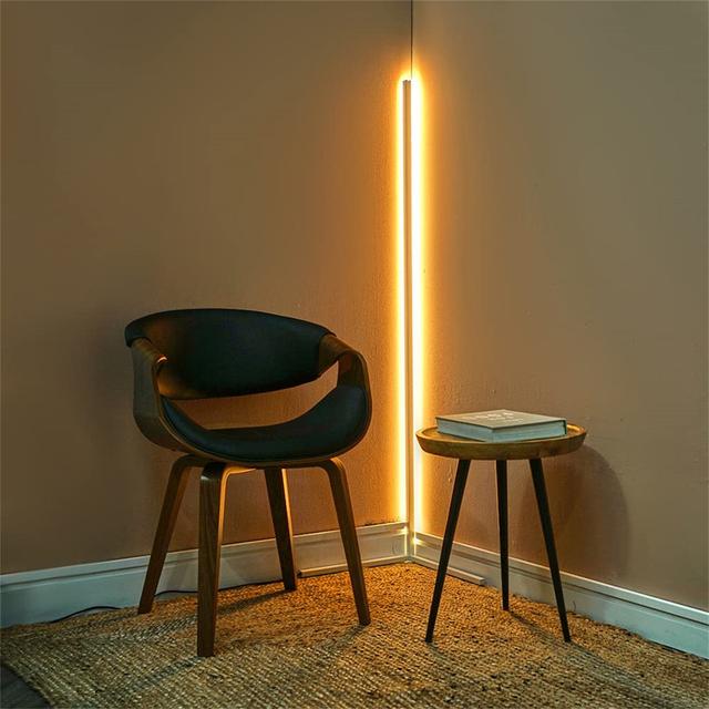 Curlene LED Traditional Floor Lamp Metro Lane on Productcaster.