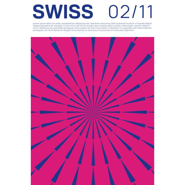 Swiss II - Wrapped Canvas Graphic Art Metro Lane Size: 46cm H x 30cm W x 3.8cm D on Productcaster.