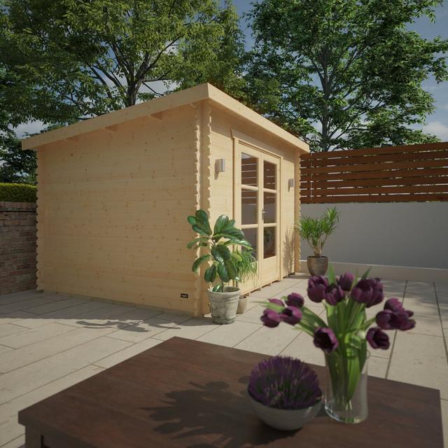 The Corbetti Tongue & Groove Log Cabin 12x10w Tiger Sheds on Productcaster.