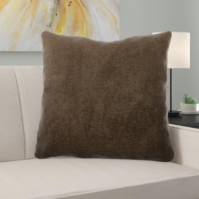 Mirador Cushion with Filling Ebern Designs Colour: Brown, Size: Medium on Productcaster.