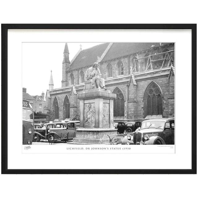 Lichfield, Dr Johnson's Statue C1950 - Single Picture Frame Print The Francis Frith Collection Size: 40cm H x 50cm W x 2.3cm D on Productcaster.