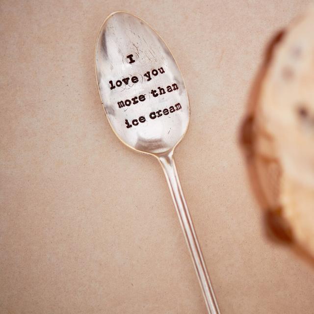 Lymingt I Love You More Than Ice-Cream Dessert Spoon Happy Larry on Productcaster.