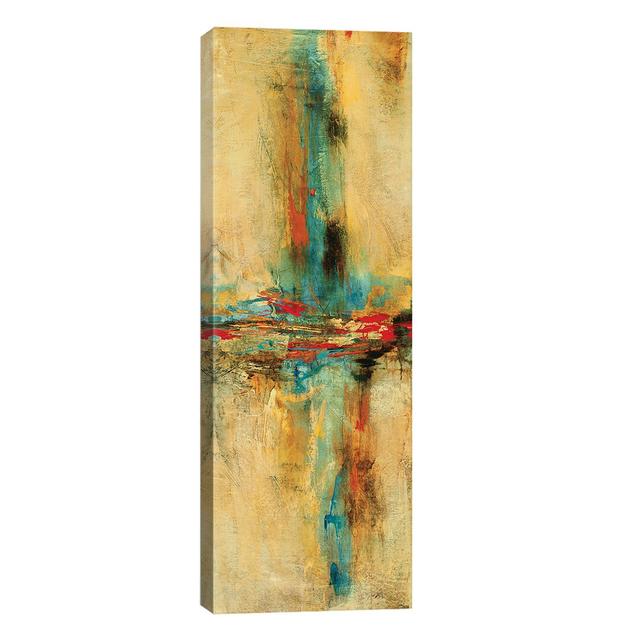 Equilibrio I by Nancy Villarreal Santos - Wrapped Canvas Panoramic Print Brayden Studio Size: 91.44cm H x 30.48cm W x 1.91cm D on Productcaster.