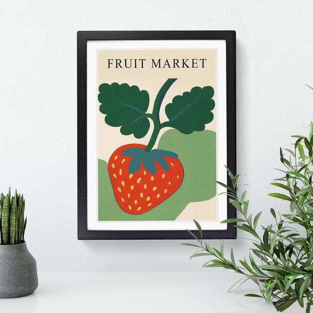 Strawberry Fruit Market Exhibition Vol.2 Happy Larry Size: 46cm H x 34cm W x 2cm D on Productcaster.