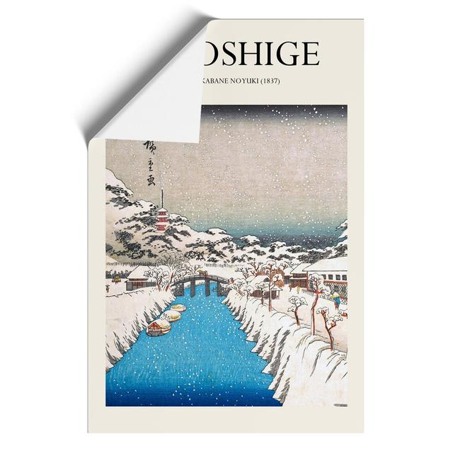 Akabane No Yuki by Utagawa Hiroshige - Unframed Painting East Urban Home Size: 59cm H x 42cm W x 0.1cm D on Productcaster.