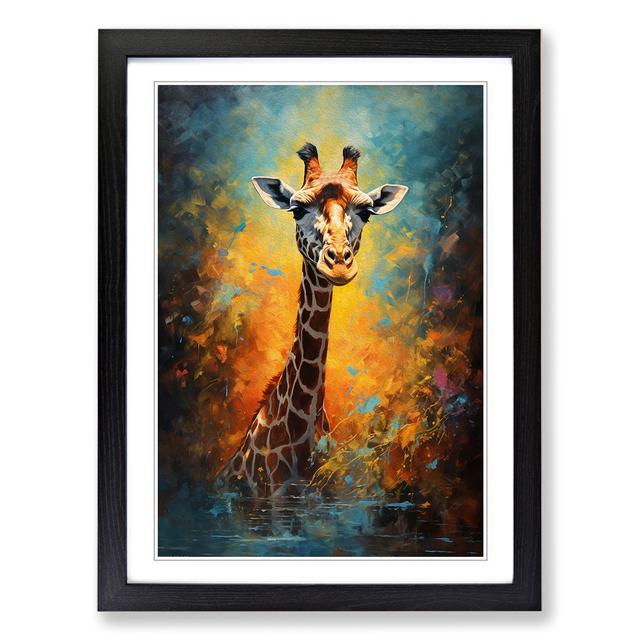 Single Picture Frame Print on Wood World Menagerie Format: Black Framed, Size: 64cm H x 46cm W on Productcaster.