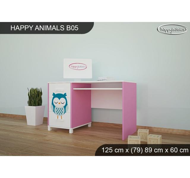 Computertisch Animals Happy Babies Grundfarbe: Rosa on Productcaster.