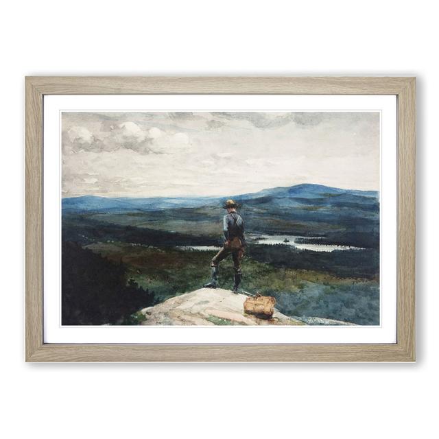 The Ranger Adirondacks by Winslow Homer - Picture Frame Painting East Urban Home Frame Option: Oak Framed, Size: 36cm H x 48cm W x 2cm D on Productcaster.