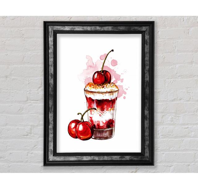 Cherry Sundae - Single Picture Frame Art Prints Bright Star Size: 42cm H x 21cm W x 8cm D on Productcaster.