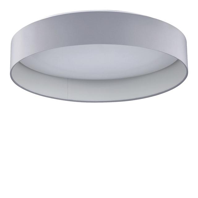 Carley 1-Light LED Flush Mount Zipcode Design Size: 11cm H x 50cm W x 50cm D, Finish: Anthracite / White on Productcaster.