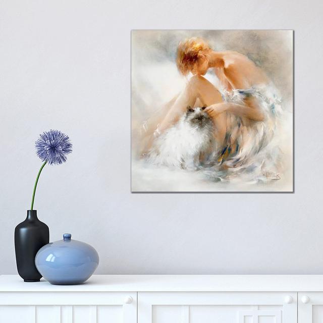 Desire by Willem Haenraets - Wrapped Canvas Painting ClassicLiving Size: 45.72cm H x 45.72cm W x 3.81cm D on Productcaster.