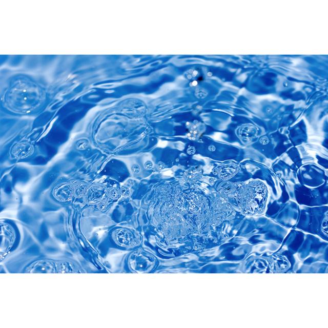 Water Abstract by Sbayram - Wrapped Canvas Print Wall Art Production Network Size: 61cm H x 91cm W x 3.8cm D on Productcaster.