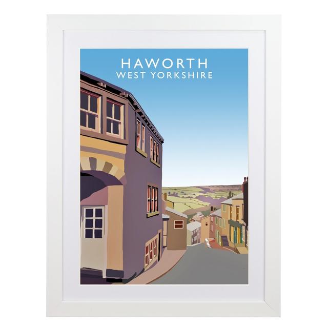 'Haworth 2' Graphic Art East Urban Home Format: White Wood Frame, Size: 54 cm H x 44 cm W x 2.2 cm D on Productcaster.