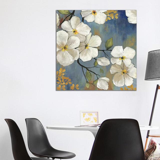 En Flor I by Asia Jensen - Wrapped Canvas Graphic Art Rosalind Wheeler Size: 93.98cm H x 93.98cm W on Productcaster.