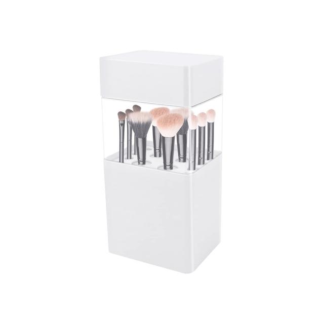 Lekesia Makeup Organiser with Lid Ebern Designs Finish: White on Productcaster.