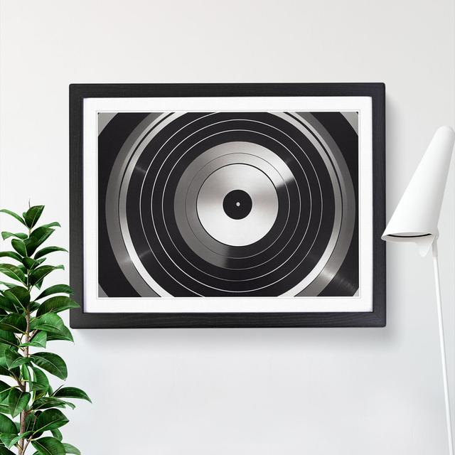 Glamorous Vinyl Record - Picture Frame Photograph Latitude Run Frame Colour: Black, Size: 46cm H x 64cm W x 2cm D on Productcaster.