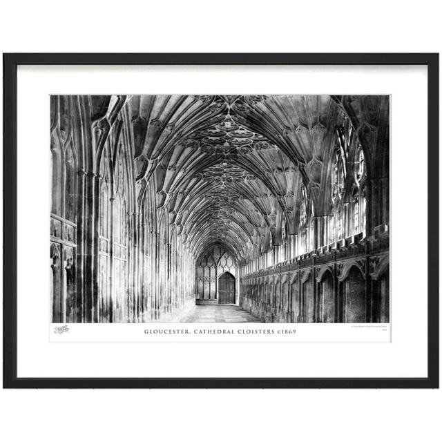 'Gloucester, Cathedral Cloisters C1869' by Francis Frith - Picture Frame Photograph Print on Paper The Francis Frith Collection Size: 28cm H x 36cm W on Productcaster.