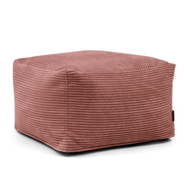 Polyester Bean Bag Chair SLOWDOWN Upholstery Colour: Antique Pink/Pink on Productcaster.