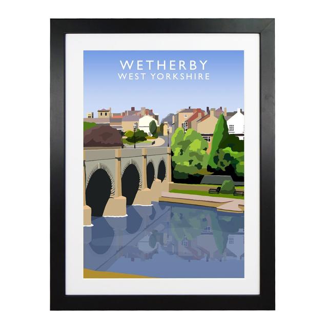 Wetherby by Richard O'Neil - Graphic Art Print on Paper East Urban Home Format: Black Wood Frame, Size: 43.5 cm H x 33.5 cm W x 2.2 cm D on Productcaster.