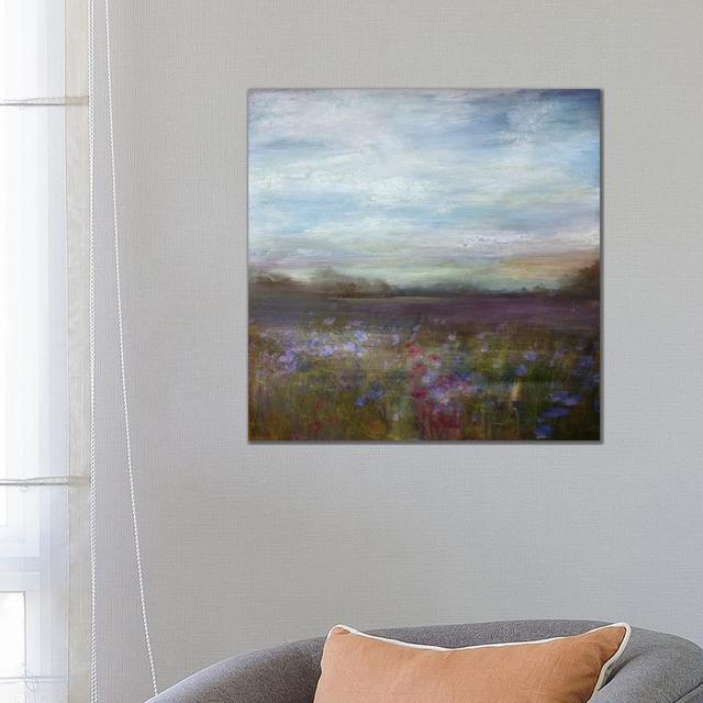 Meadow by Symposium Design - Wrapped Canvas Print ClassicLiving Size: 66.04cm H x 66.04cm W x 3.81cm D on Productcaster.