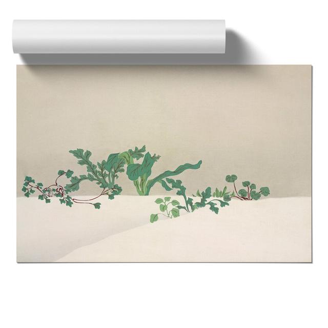 Green Plants by Kamisaka Sekka - Unframed Painting East Urban Home Size: 30cm H x 42cm W x 0.1cm D on Productcaster.