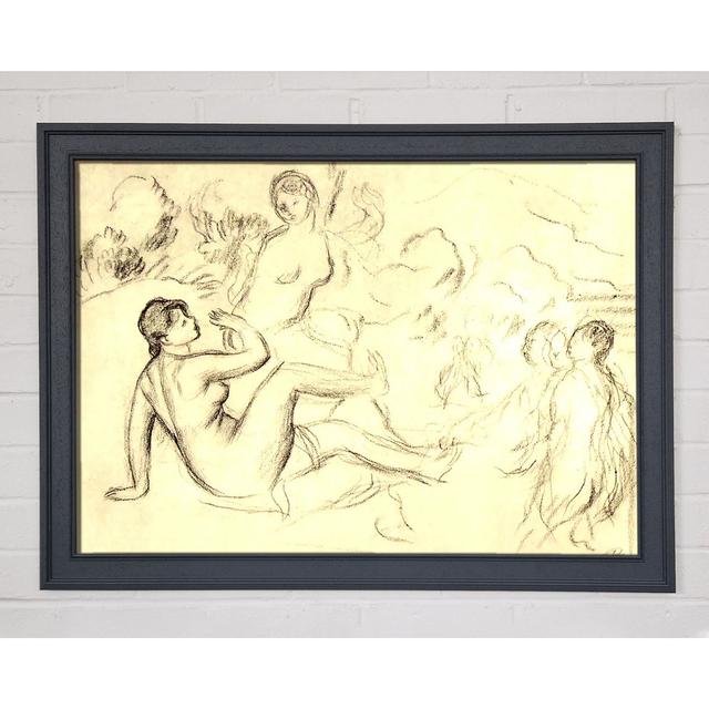 Renoir Bather 2 Framed Print Rosalind Wheeler Size: 29.7cm H x 42cm W x 1.5cm D on Productcaster.