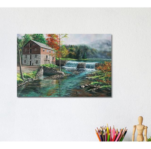 Everhart Mill by Christopher Lyter - Wrapped Canvas Gallery-Wrapped Canvas Giclée Alpen Home Size: 20.32cm H x 30.48cm W on Productcaster.