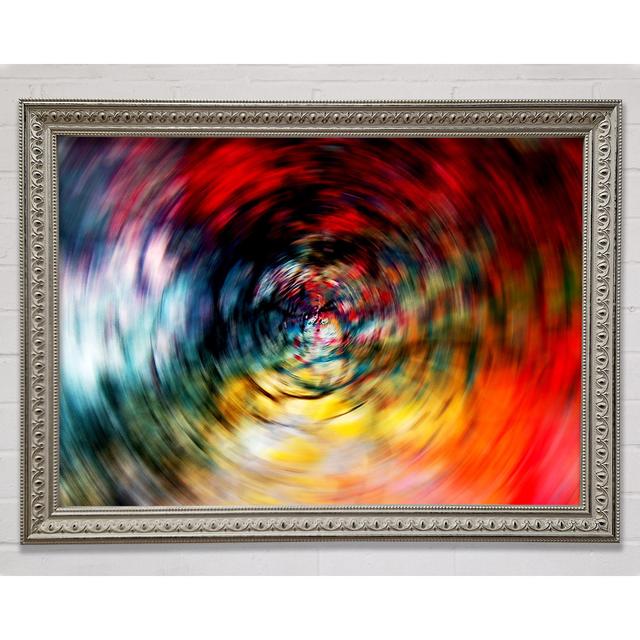 Rainbow Time Warp Framed Print Bright Star Size: 42cm H x 59.7cm W on Productcaster.