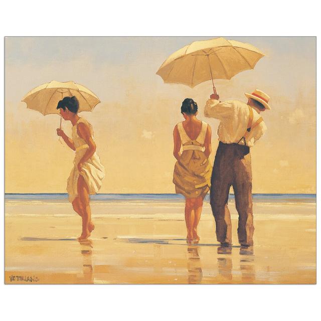 Jack Vettriano - No Frame Painting on Wood East Urban Home Size: 68cm H x 86cm W x 1.8cm D on Productcaster.