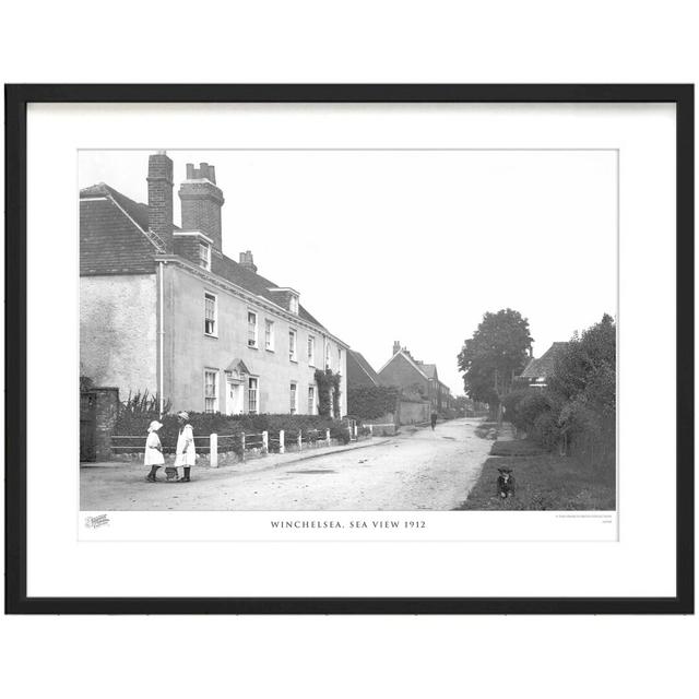 'Winchelsea, Sea View 1912' by Francis Frith - Picture Frame Photograph Print on Paper The Francis Frith Collection Size: 40cm H x 50cm W x 2.3cm D on Productcaster.