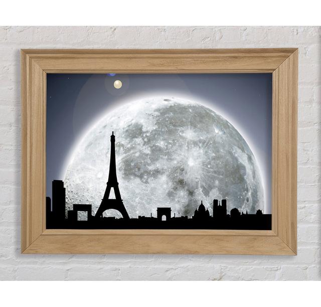 Paris bei Mondschein - Druck Bright Star Größe: 21cm H x 42cm B x 8cm T on Productcaster.