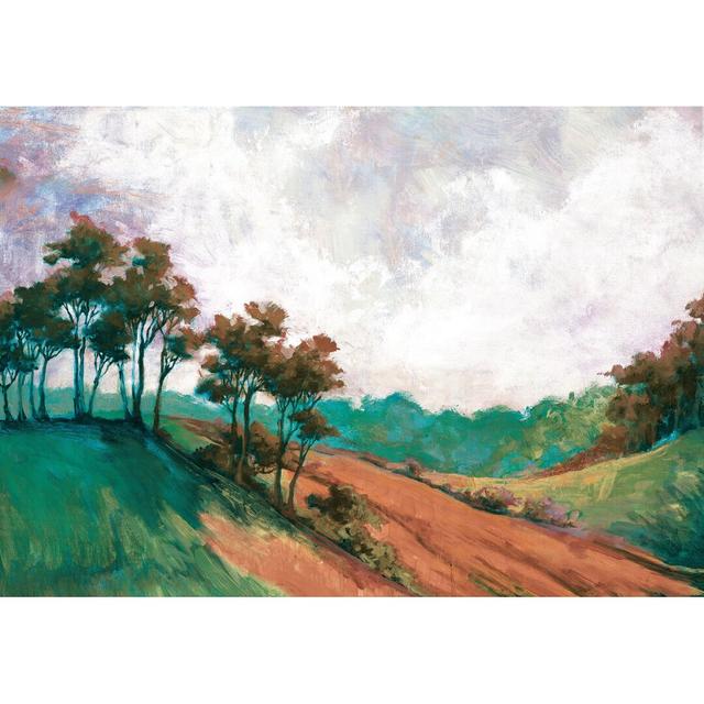 Hills - Wrapped Canvas Painting Print Union Rustic Size: 81cm H x 122cm W x 3.8cm D on Productcaster.