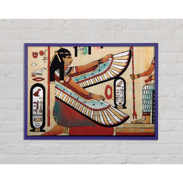 Egyptian Wings - Single Picture Frame Art Prints Latitude Vive Size: 59.7cm H x 84.1cm W x 2cm D on Productcaster.