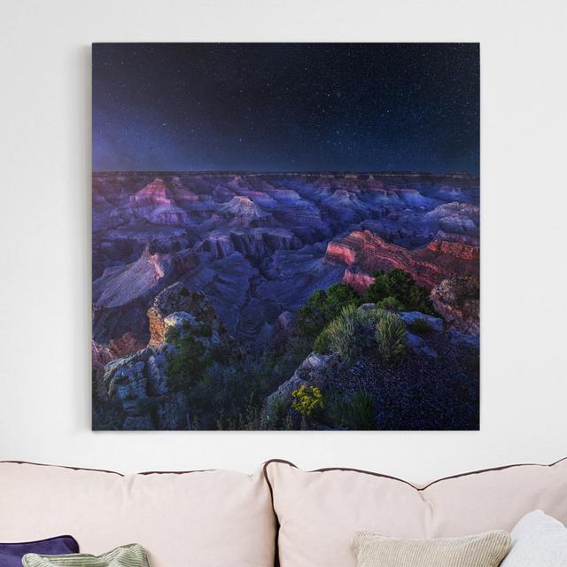 Leinwandbild Grand Canyon Night Union Rustic Format: 260g/m² Canvas, Größe: 50 cm H x 50 cm B on Productcaster.