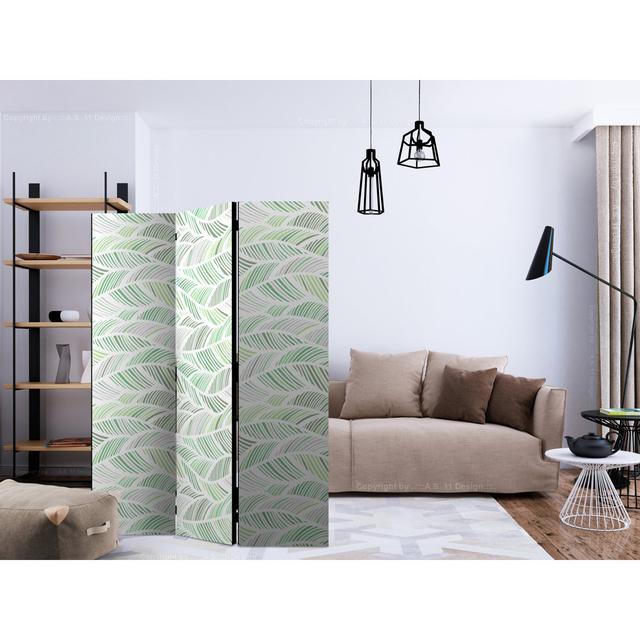 135cm W x 172cm H 3 - Panel Wood Folding Room Divider East Urban Home on Productcaster.