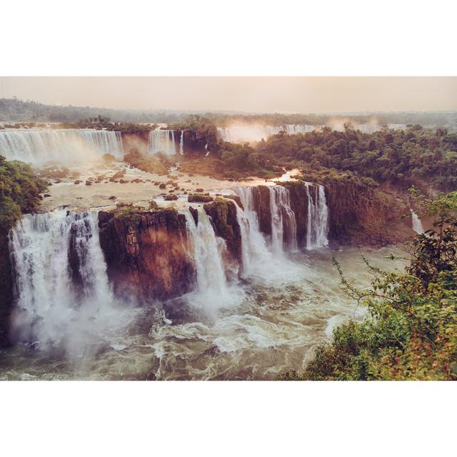 Iguacu Falls by Espiegle - No Frame Art Prints on Canvas Alpen Home Size: 30cm H x 46cm W on Productcaster.