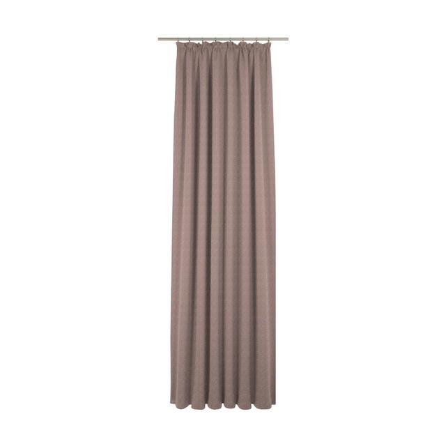 Vorhang Branton mit Kräuselband (1 Stück), blickdicht Brayden Studio Farbe: Taupe, Panel-Größe: 125 cm H x 65 cm B on Productcaster.